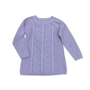 Rococo girls 3 Y Pink‎ Cable Knit Sweater
